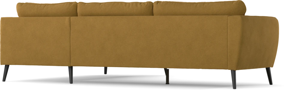 County - 2,5-sits soffa med divan höger - Gul