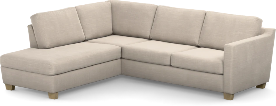Friday - 2,5-sits soffa med divan vänster - Beige