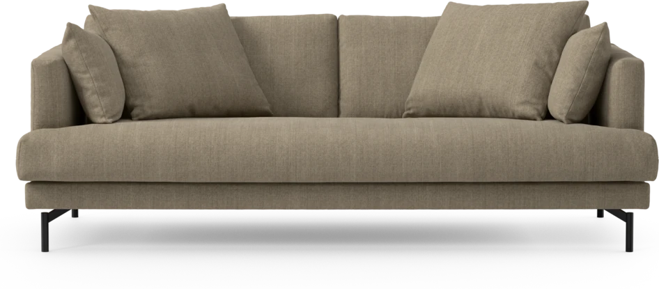 Harper - 3-sits soffa, hel dyna - Beige