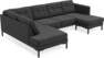 Rio - 3-sits soffa med divan vänster och schäslong höger - Grå