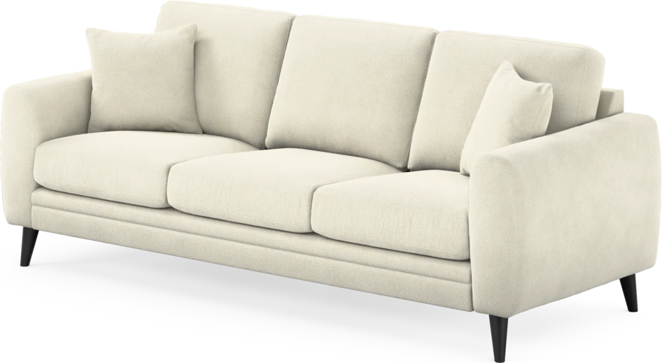 Eden - 3-sits soffa - Vit