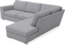Friday - 2,5-sits soffa med divan höger - Grå