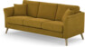 Eden - 3-sits soffa - Gul