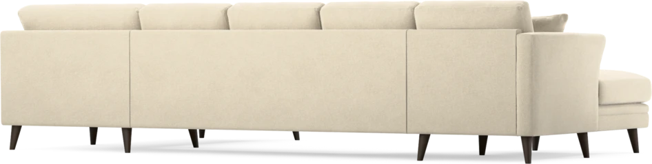 Eden - 3-sits soffa med schäslong vänster och divan höger - Beige
