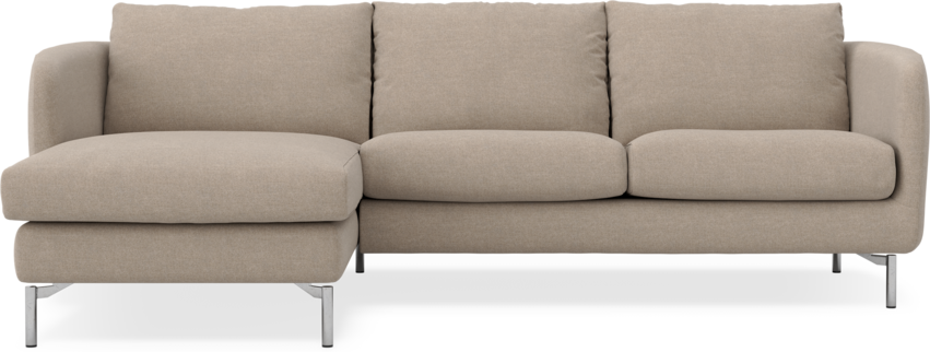Madison Lux - 2-sits soffa med schäslong vänster - Beige