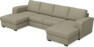 Friday - 2-sits soffa med två schäslonger - Beige
