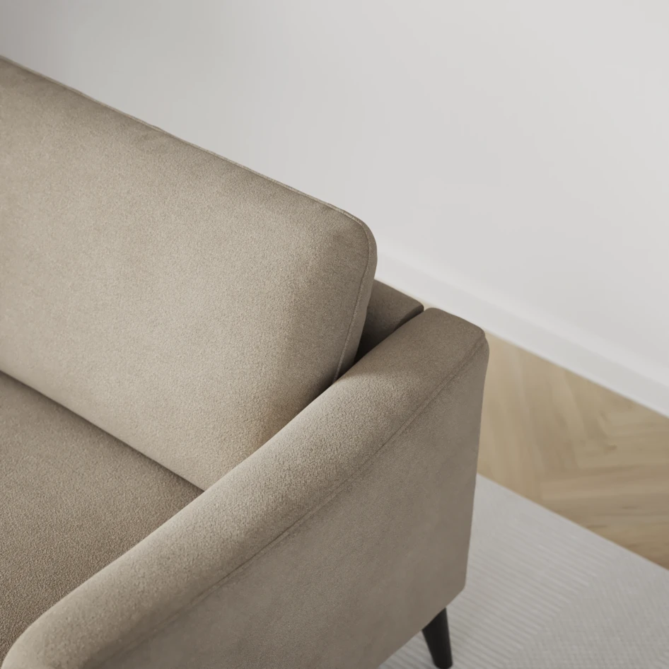 Bridge - Hörnsoffa, 3+3-sits - Beige