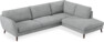 Madison Lux - 3-sits soffa med divan höger - Vit