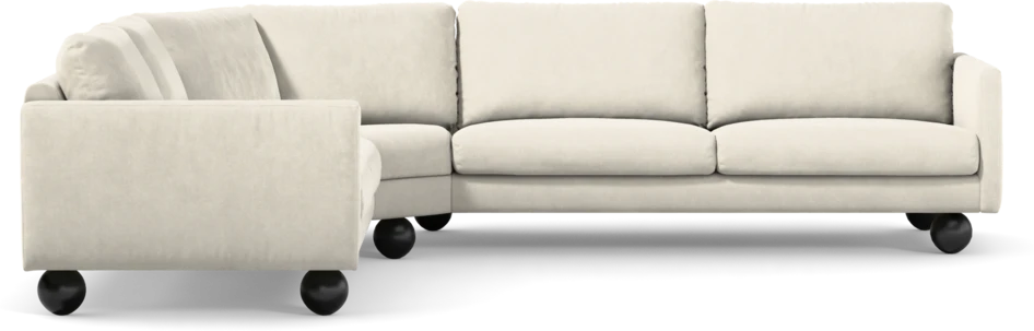 Madison Lux - Hörnsoffa 2+3-sits, hörn 2 - Vit