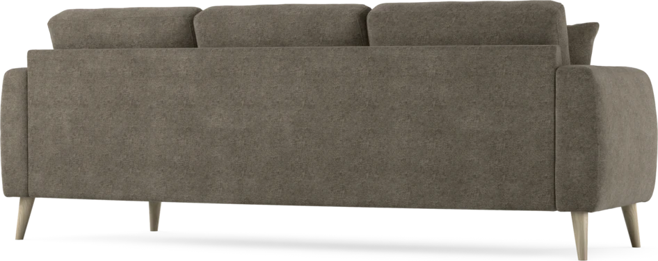 Eden - 3-sits soffa svängd - Brun