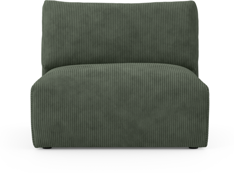 Free - 1,5-sits utan armstöd - Grön