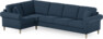 Eden - Hörnsoffa, 1+3-sits - Blå