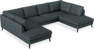 Madison Lux - 2-sits soffa med divan vänster och höger - Grå