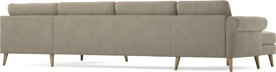 Bridge - 3-sits soffa med schäslong vänster och divan höger - Beige