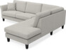 Eden - 2,5-sits soffa med divan - Grå