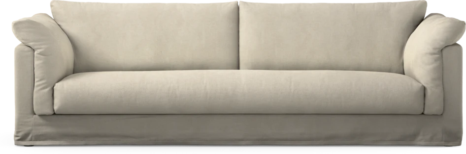 Cherrie Klädsel - Klädsel till 4-sits soffa, hel dyna - Vit