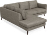Madison - 2-sits soffa med divan vänster - Grå