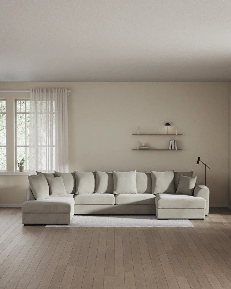 Town - 3-sits soffa med divan vänster och schäslong höger - inspiration