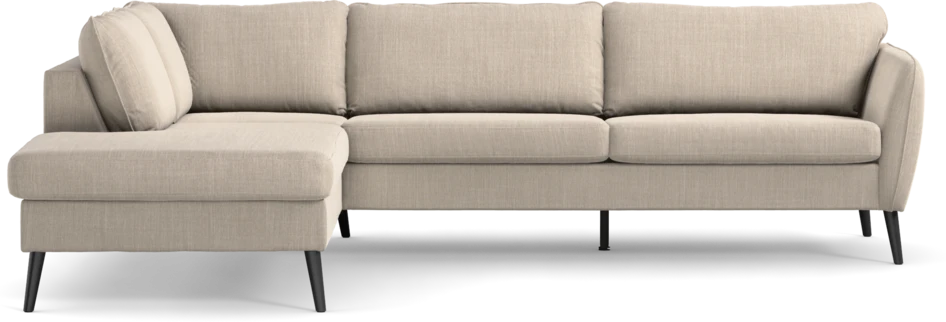 County - 2,5-sits soffa med divan vänster - Beige
