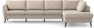 County - 3-sits soffa med divan höger - Beige