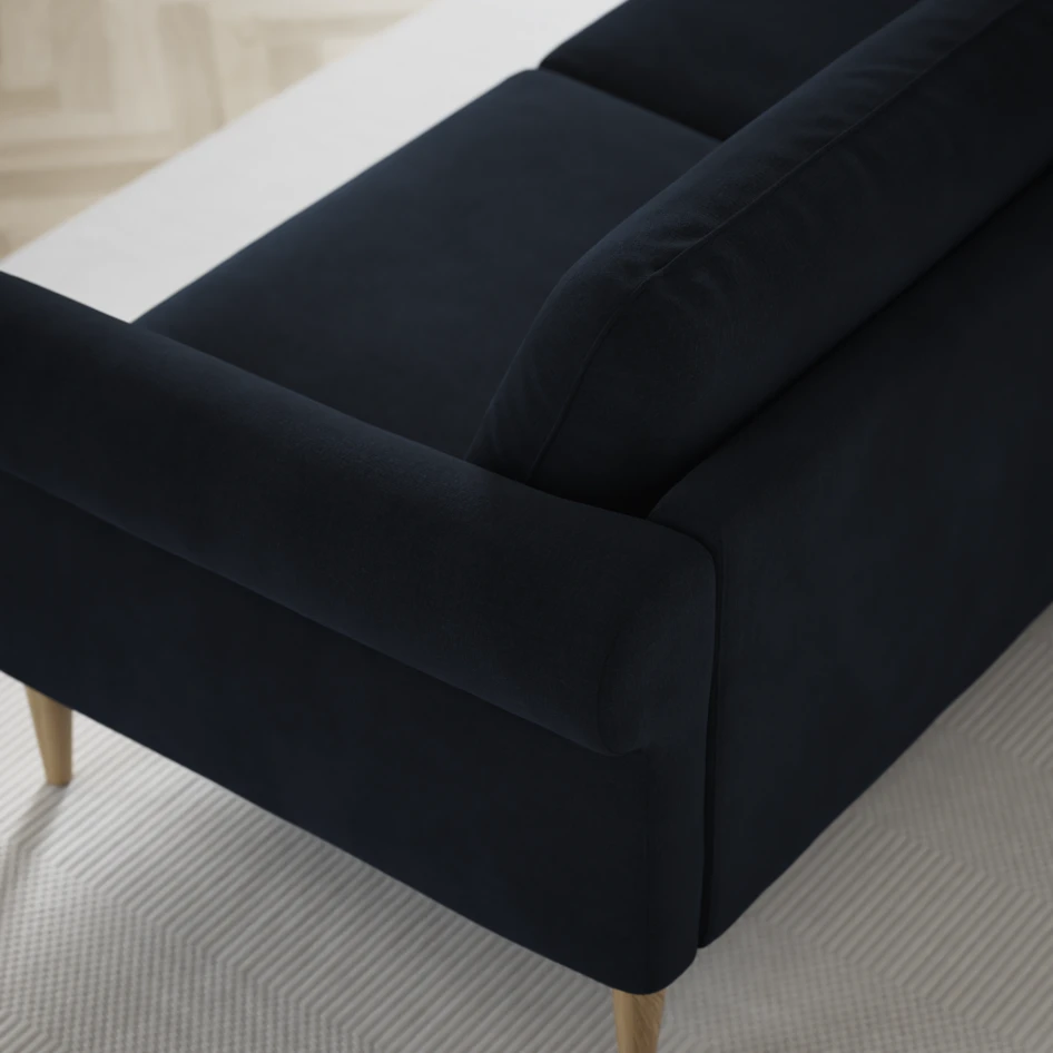 Bridge - Hörnsoffa, 2+3-sits - Blå