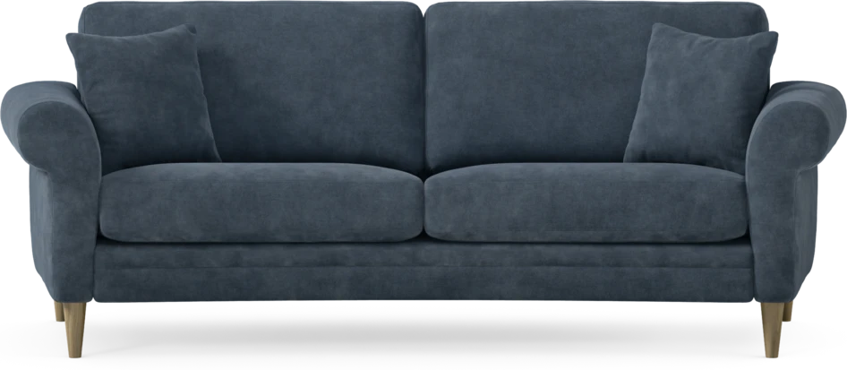 Eden - 2,5-sits soffa svängd - Blå