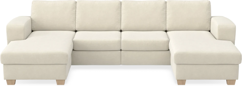 Friday - 2-sits soffa med två schäslonger - Beige