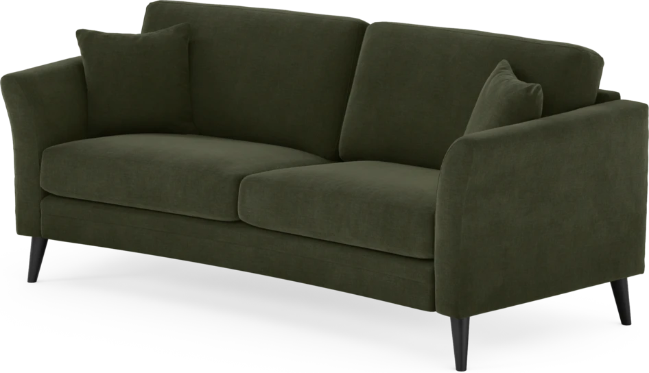 Eden - 2,5-sits soffa svängd - Grön