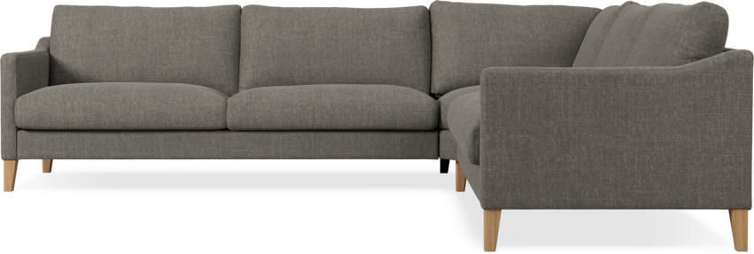 Winston - Hörnsoffa, 3+2-sits - Grå