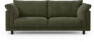 Cherrie - 2,5-sits soffa, fast klädsel - Grön
