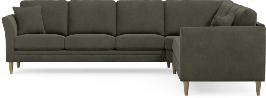 Eden - Hörnsoffa, 3+3-sits - Grå