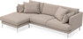 Harper - 4-sits med schäslong vänster - Beige