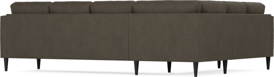 Eden - Hörnsoffa, 2+3-sits - Brun