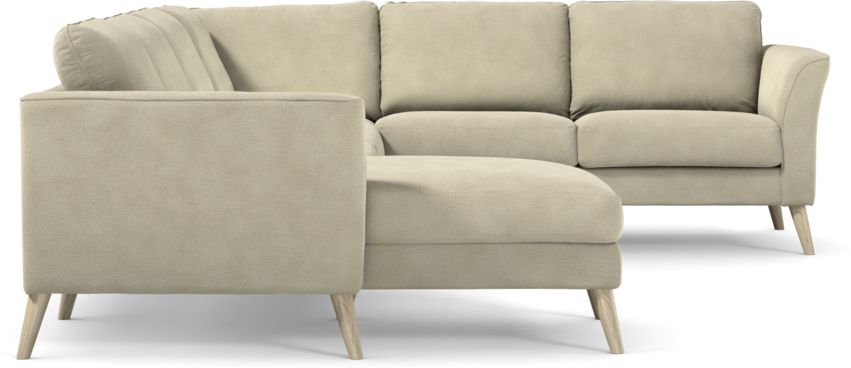 Bridge - Hörnsoffa, 3+2-sits med schäslong vänster - Beige