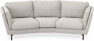 Madison - 3-sits soffa svängd, 70 cm - Grå
