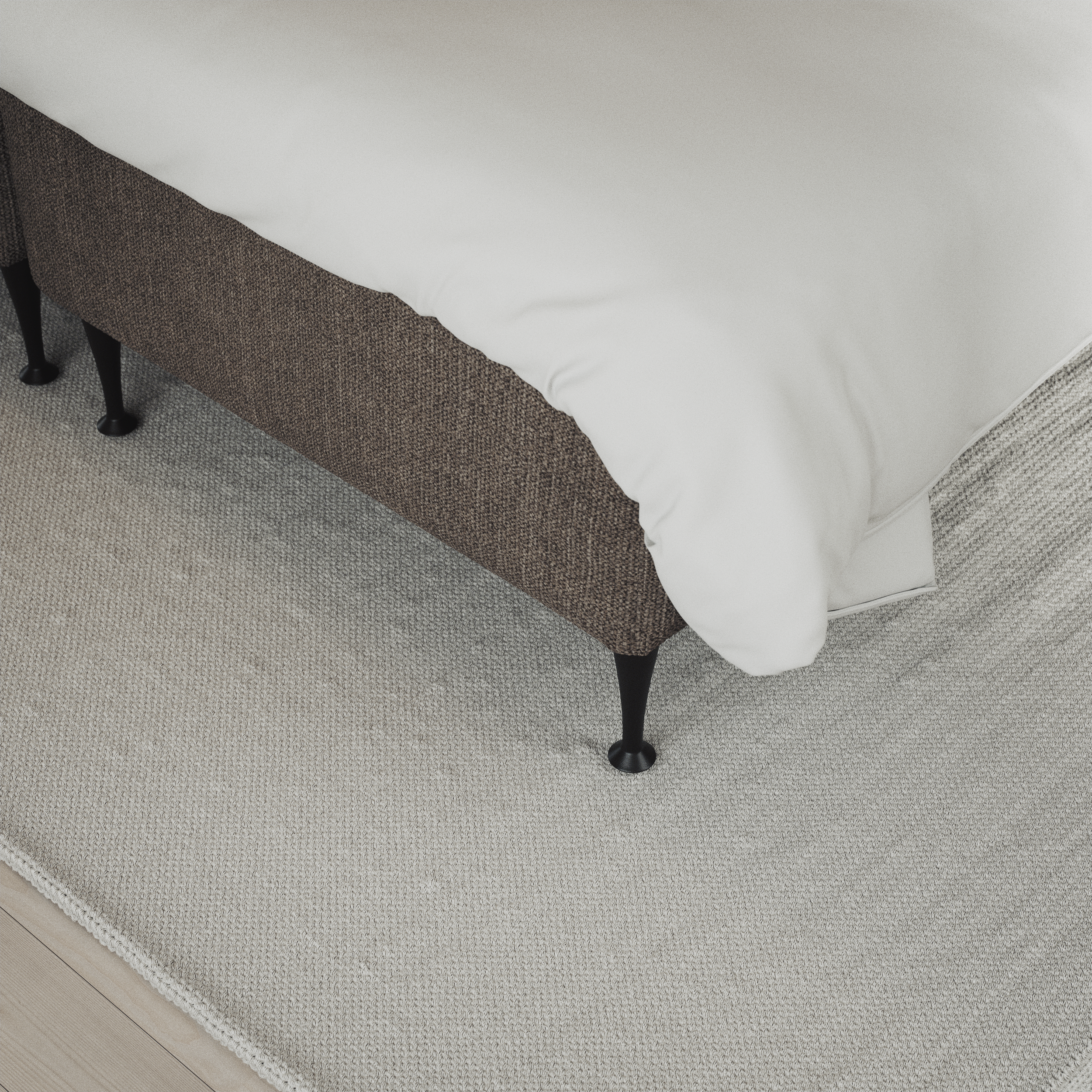 Delux Exclusive - Kontinentalsäng, enkelsäng 120 cm med bäddmadrass och sängben - inspiration