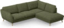 Madison Lux - 2-sits soffa med divan höger - Grön