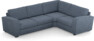 Friday - Hörnsoffa, 2,5+1,5-sits - Blå