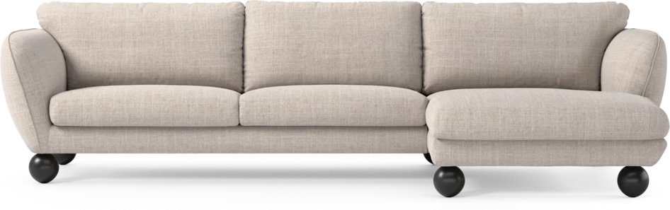 Madison - 3-sits soffa med schäslong höger - Beige