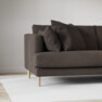 Harper - 4-sits med schäslong XL höger - Brun