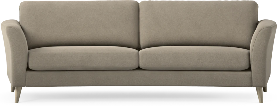 Bridge - 3-sits soffa svängd - Beige