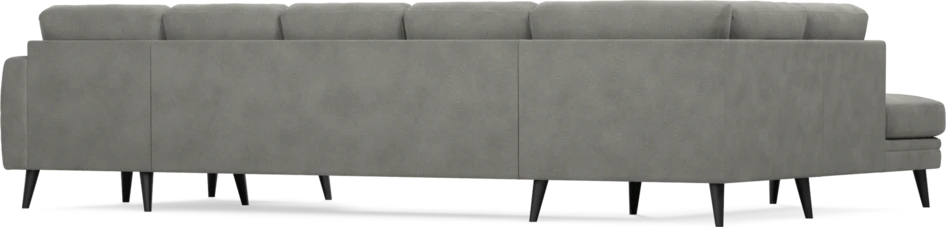 Eden - 3-sits soffa med divan vänster och schäslong höger - Grå