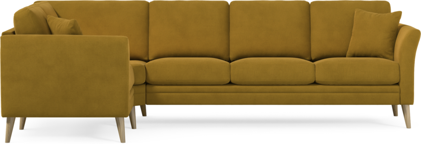 Eden - Hörnsoffa, 1+3-sits - Gul