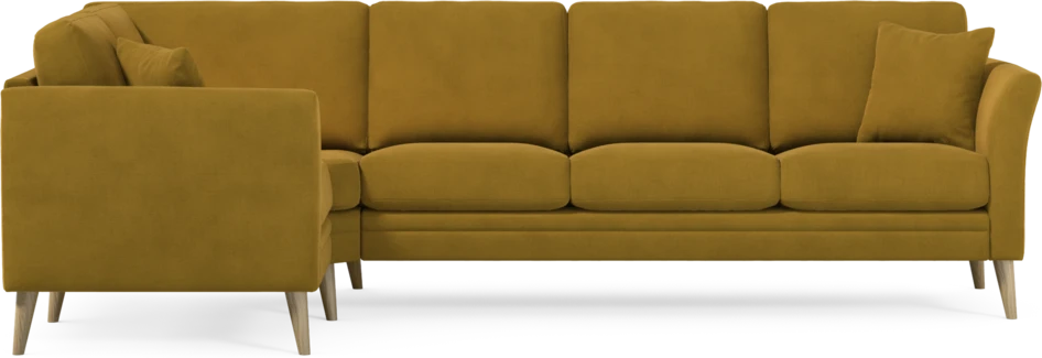 Eden - Hörnsoffa, 1+3-sits - Gul