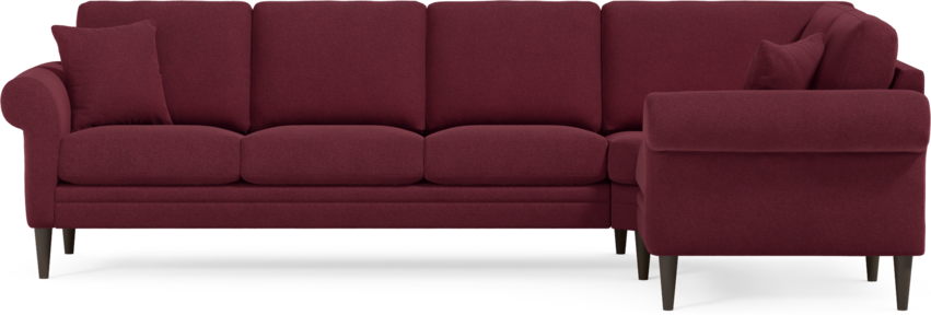 Eden - Hörnsoffa, 3+1-sits - Röd