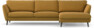 Madison Lux - 3-sits soffa med schäslong höger - Gul
