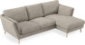 Madison Lux - 2-sits soffa med schäslong höger - Vit