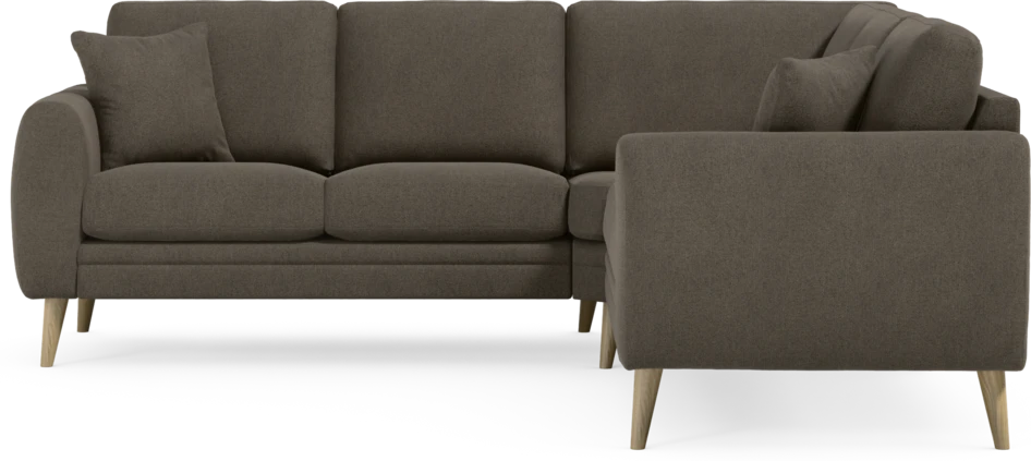 Eden - Hörnsoffa, 2+2-sits - Brun