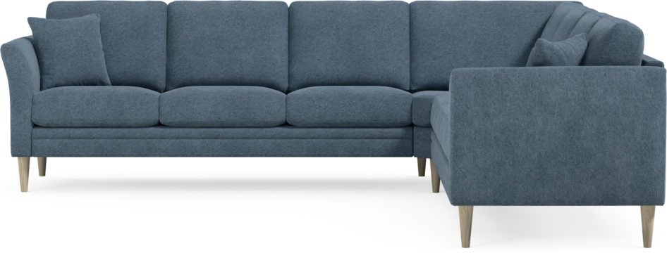 Eden - Hörnsoffa, 3+3-sits - Blå