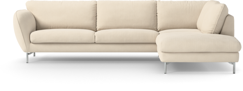 Madison Lux - 3-sits soffa med divan höger - Beige